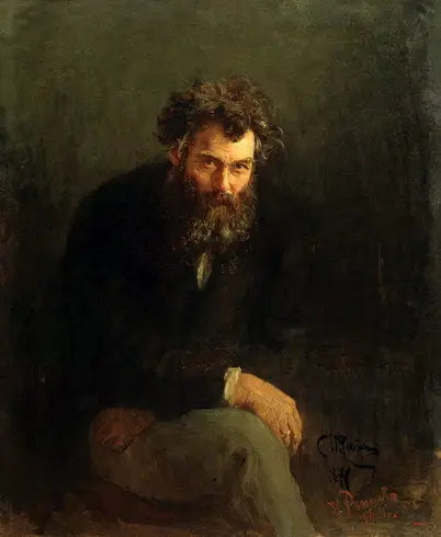 Portret Iwana Czichkina - Ilya Repin