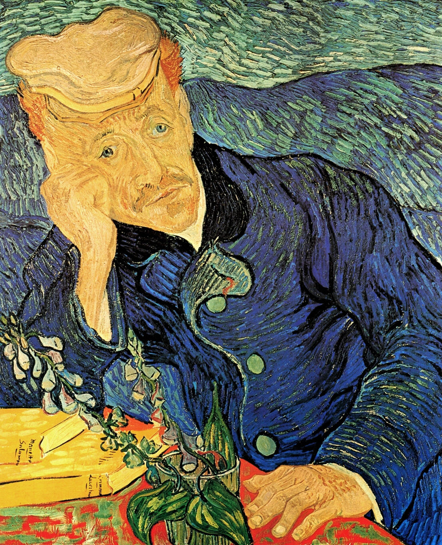 Portret doktora Gacheta z gałązką digitalis - Vincent van Gogh