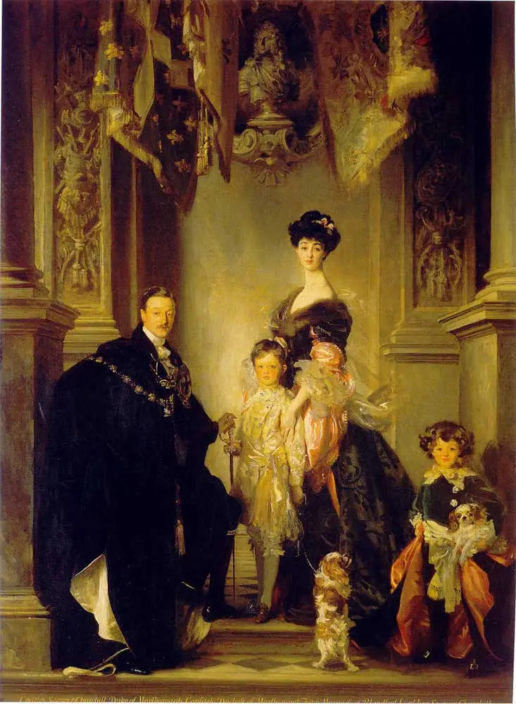 Portret 9. księcia Marlborough z rodziną - John Singer Sargent