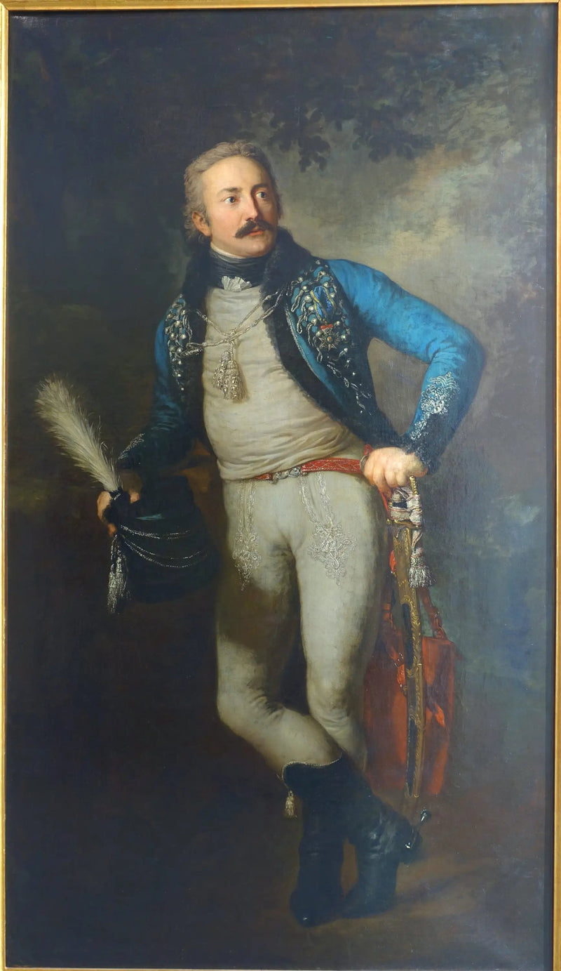 Portret barona Johanna Adolfa von Thielmanna - Anton Graff