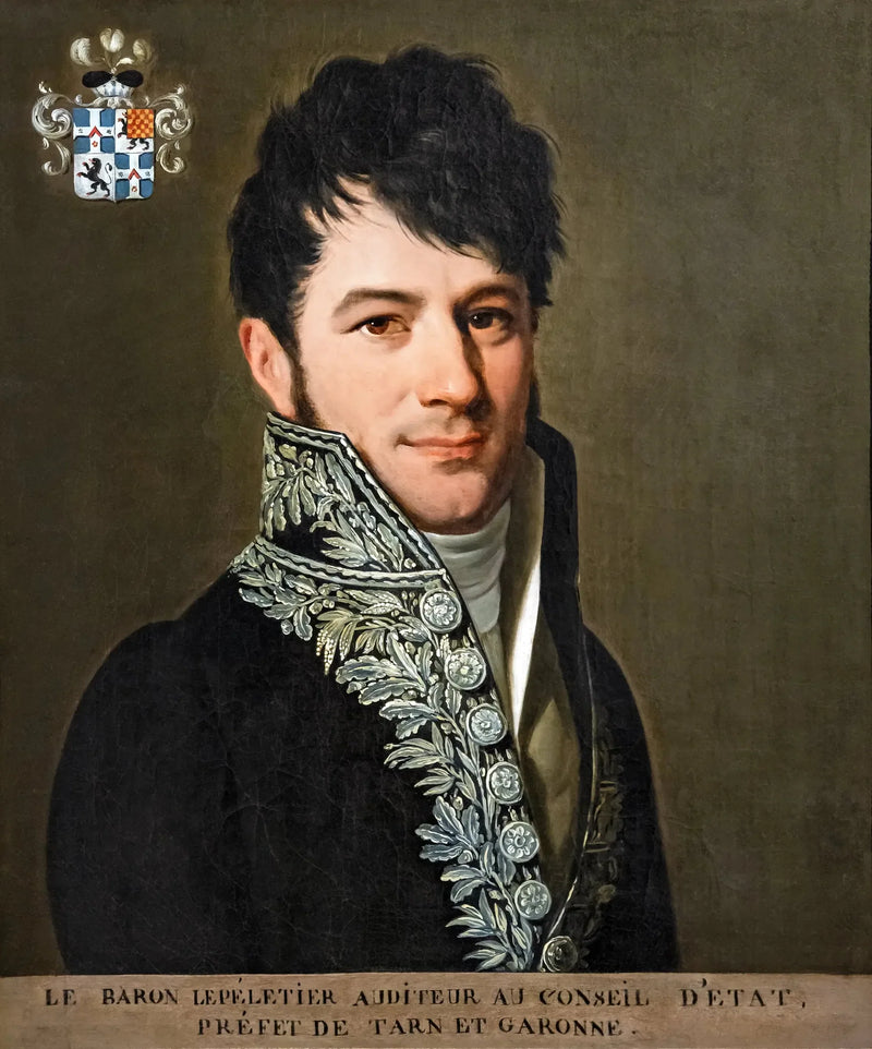 Portret barona Le Pelletiera, prefekta Tarn-et-Garonne - Louis-Léopold Boilly