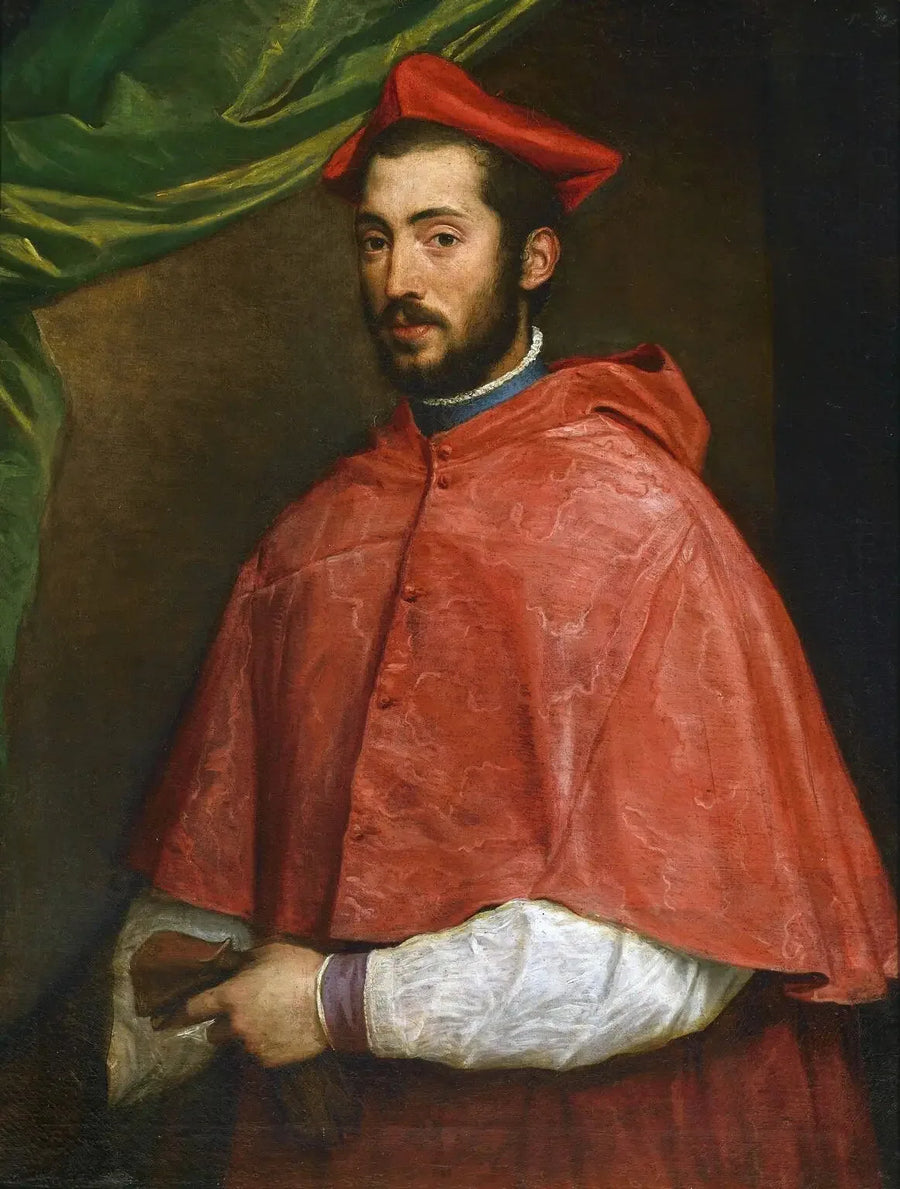 Portret kardynała Aleksandra Farnese'a - Titian