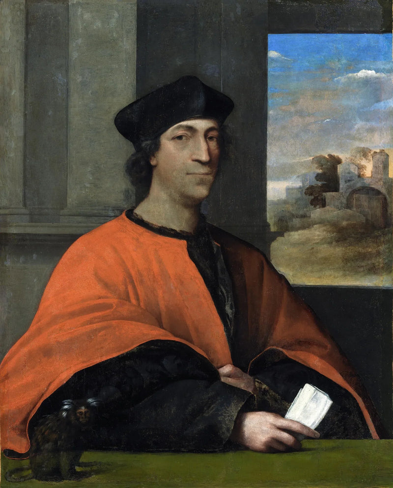 Portret kardynała Antonio Ciocchi del Monte (1461-1533) - Sebastiano del Piombo