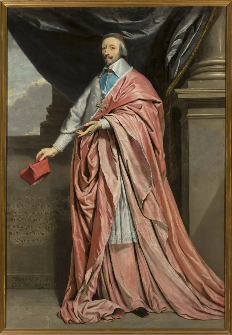 Portret kardynała Richelieu. - Philippe de Champaigne