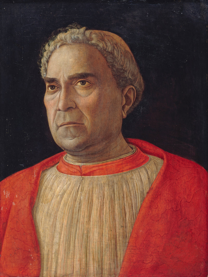 Portret kardynała Ludovico Trevisana - Andrea Mantegna