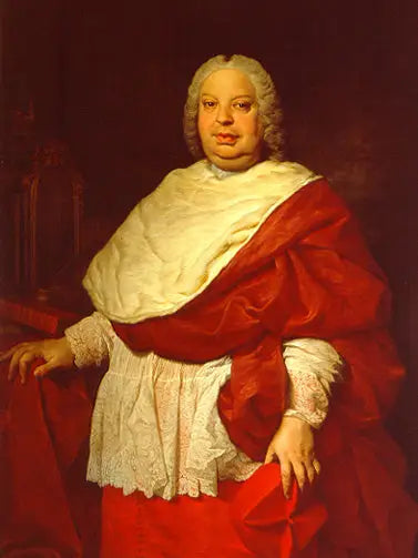 Portret kardynała Valenti Gonzagi - Pierre Subleyras