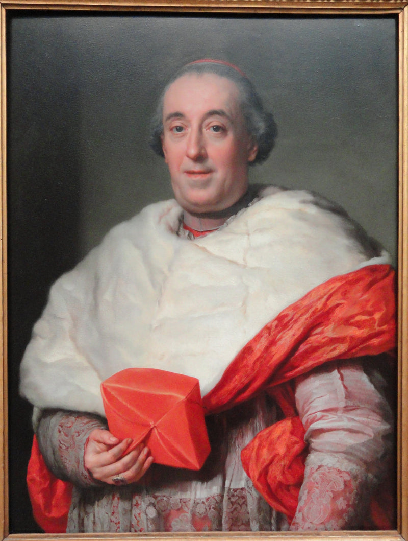 Portret kardynała Zelady - Anton Raphael Mengs