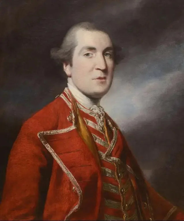 Portret piątego wicehrabiego Allena, nazwanego Joshuą (1728-1816), w mundurze Lorda Lieutenanta - Joshua Reynolds