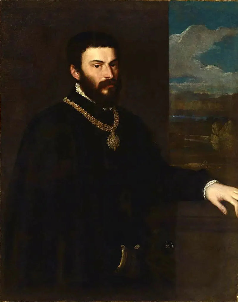 Portret hrabiego Antonio Porcii - Titian