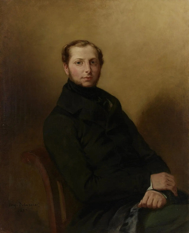 Portret hrabiego Charlesa de Mornay - Eugène Delacroix