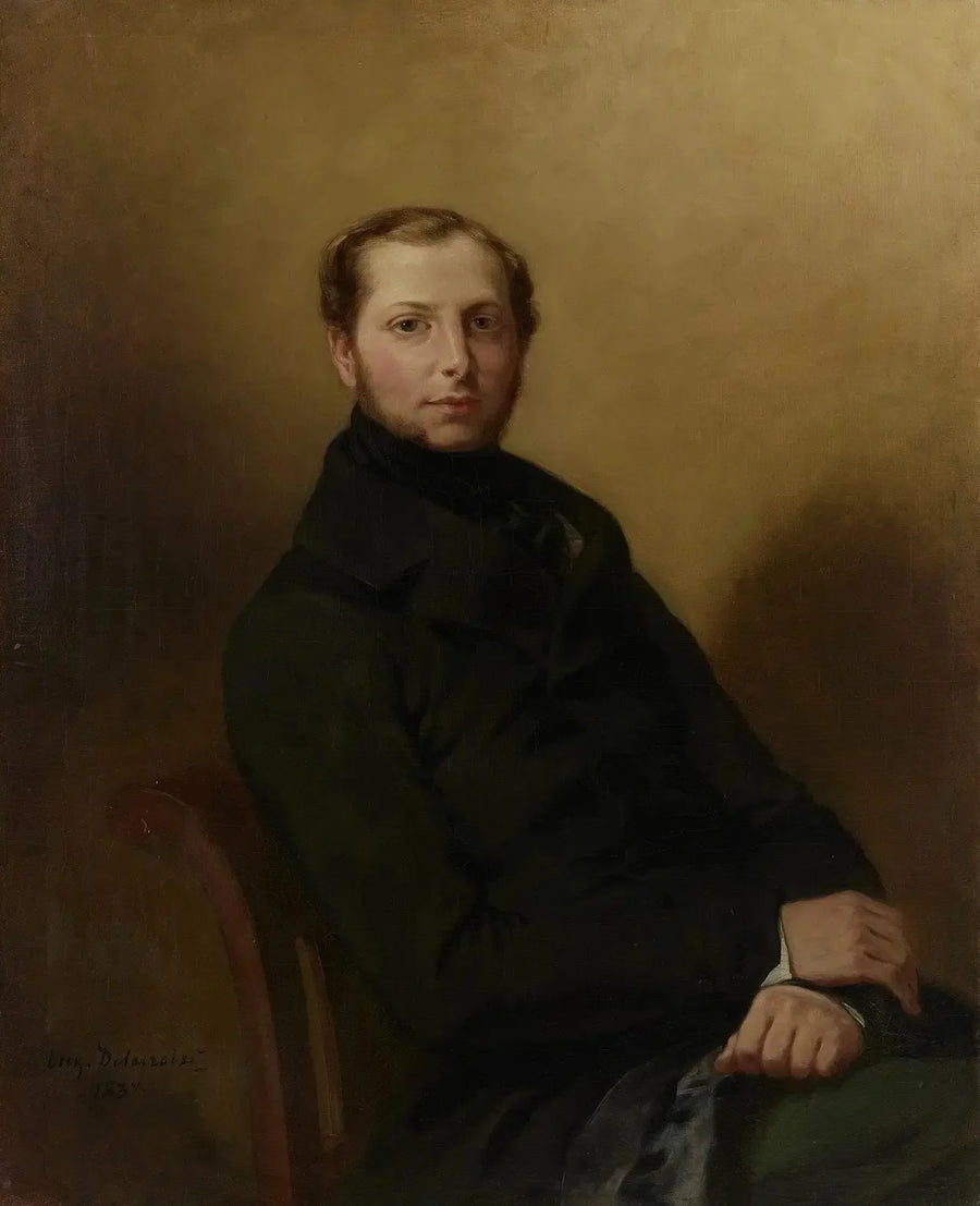 Portret hrabiego Charlesa de Mornay - Eugène Delacroix