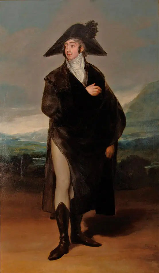 Reproduction du tableau « Portrait du comte de Fernán Núñez - Francisco de Goya » par Alpha Reproduction en peinture à l’huile