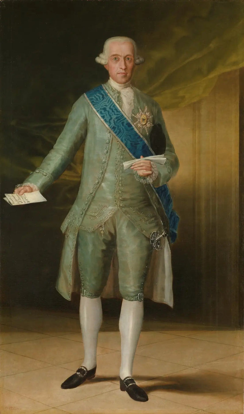 Portret hrabiego Floridablanki - Francisco de Goya