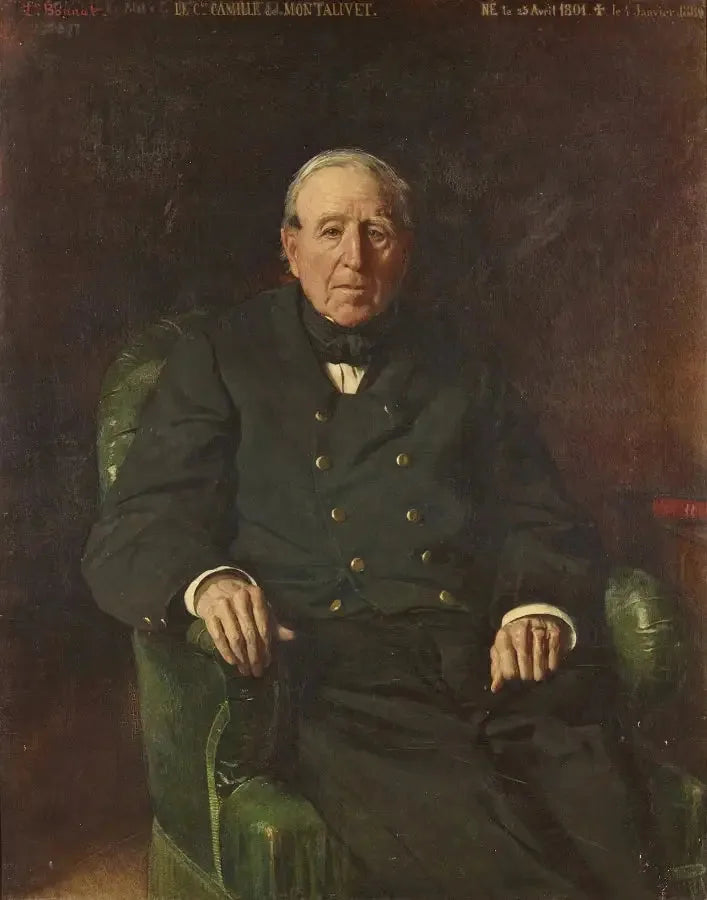 Portret hrabiego de Montalivet - Léon Bonnat