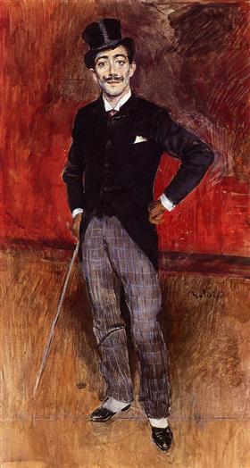 Portret hrabiego De Rasty - Giovanni Boldini