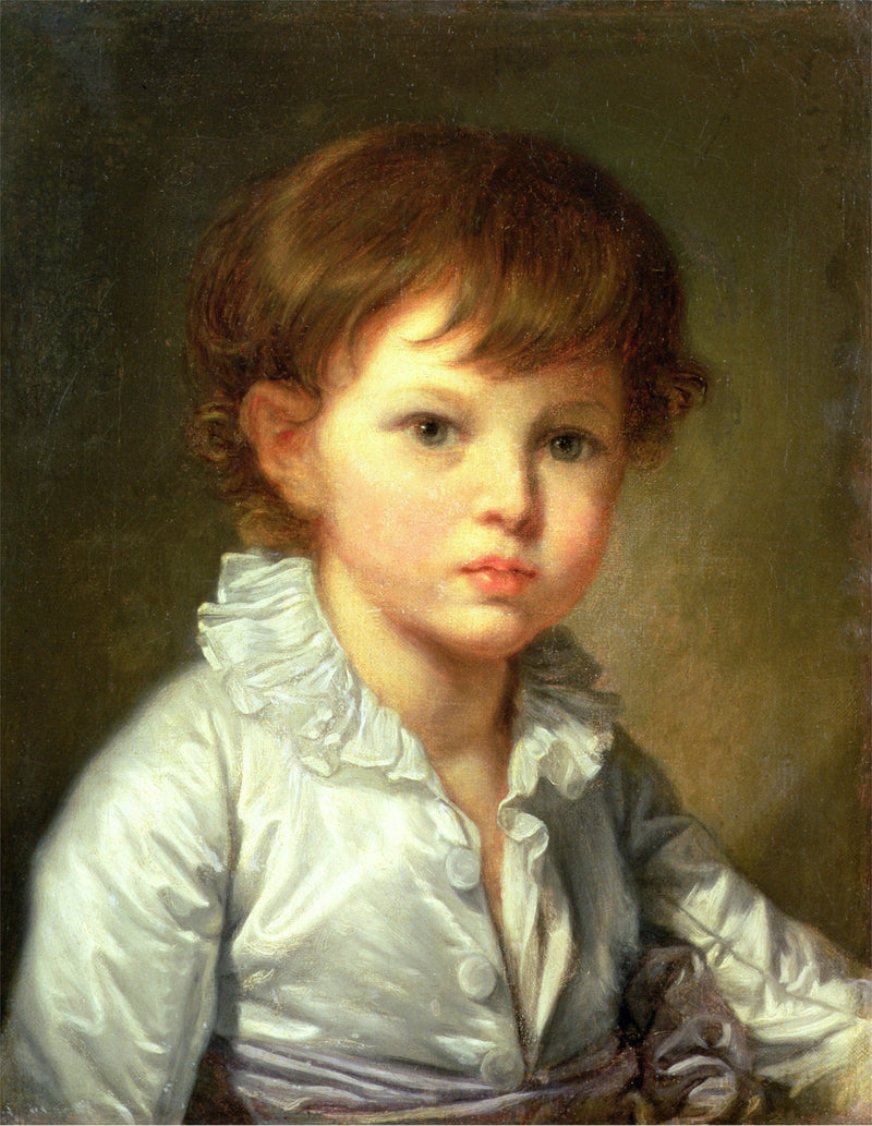 Portret hrabiego Pawła Stroganowa dziecka - Jean-Baptiste Greuze