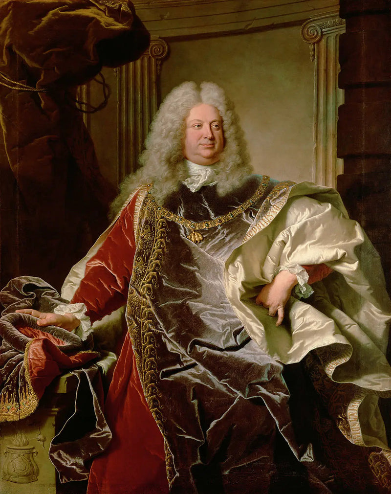 Portret hrabiego Sinzendorfa autorstwa Hyacinthe Rigaud - Hyacinthe Rigaud