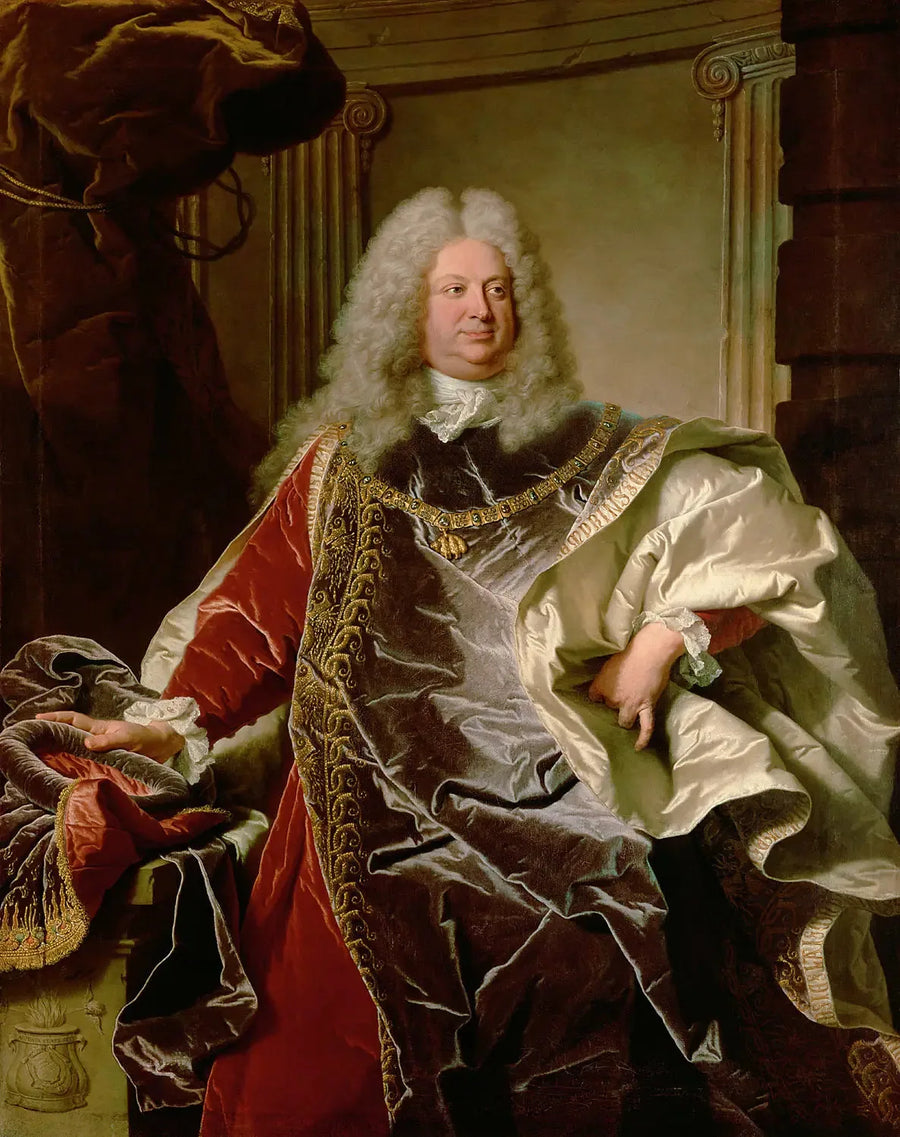 Portret hrabiego Sinzendorfa autorstwa Hyacinthe Rigaud - Hyacinthe Rigaud