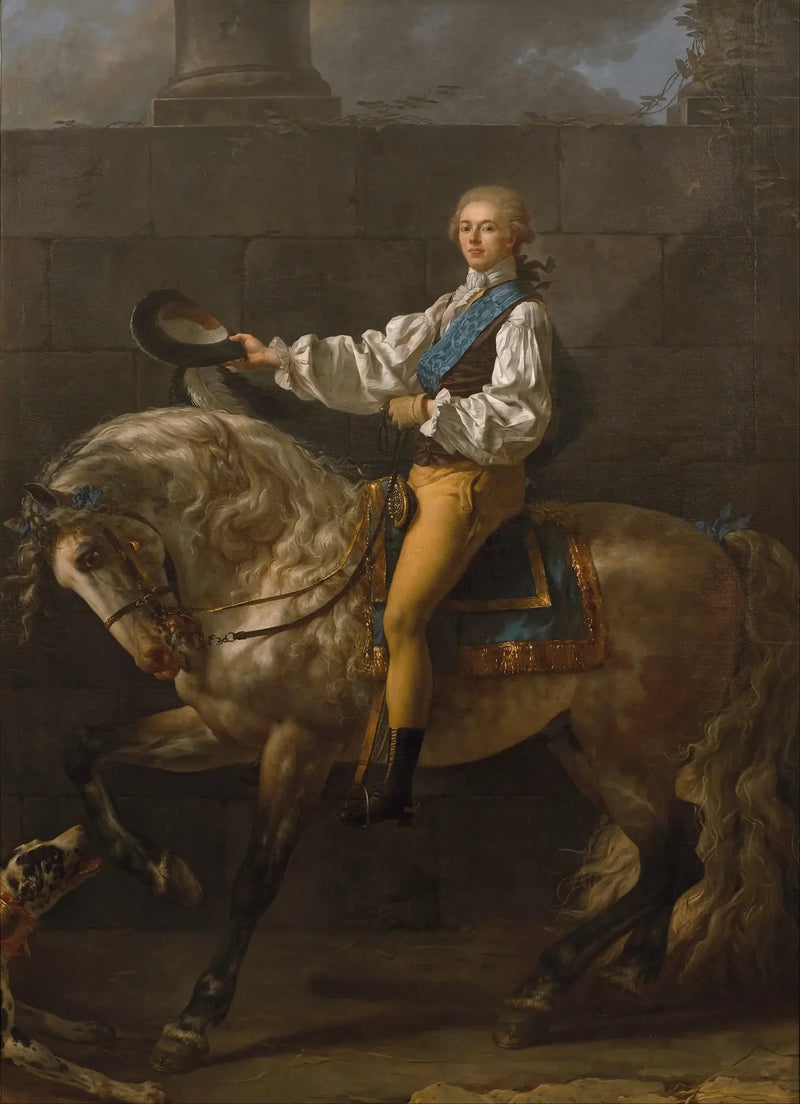 Portret hrabiego Stanisława Potockiego - Jacques-Louis David