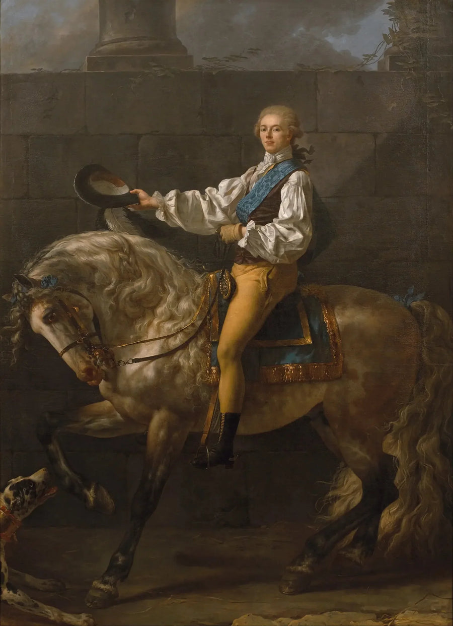 Portret hrabiego Stanisława Potockiego - Jacques-Louis David