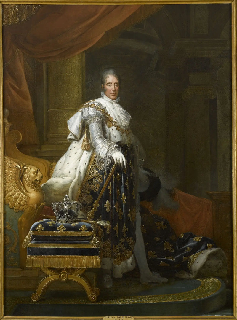 Portret koronacji Karola X - François Gérard