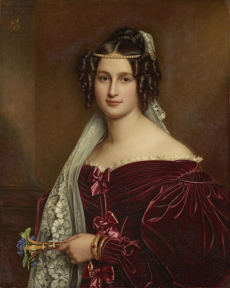 Portret Crescentii Bourgin - Joseph Karl Stieler