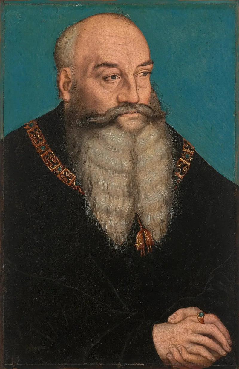 Portret księcia Jerzego Saksońskiego - Lucas Cranach Starszy