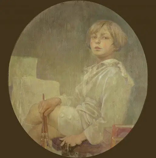 Portret syna Muchy, Jiří - Alphonse Mucha
