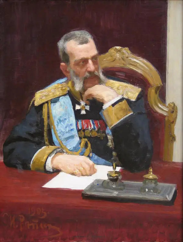 Portret wielkiego księcia Władimira Aleksandrowicza - Ilya Repin