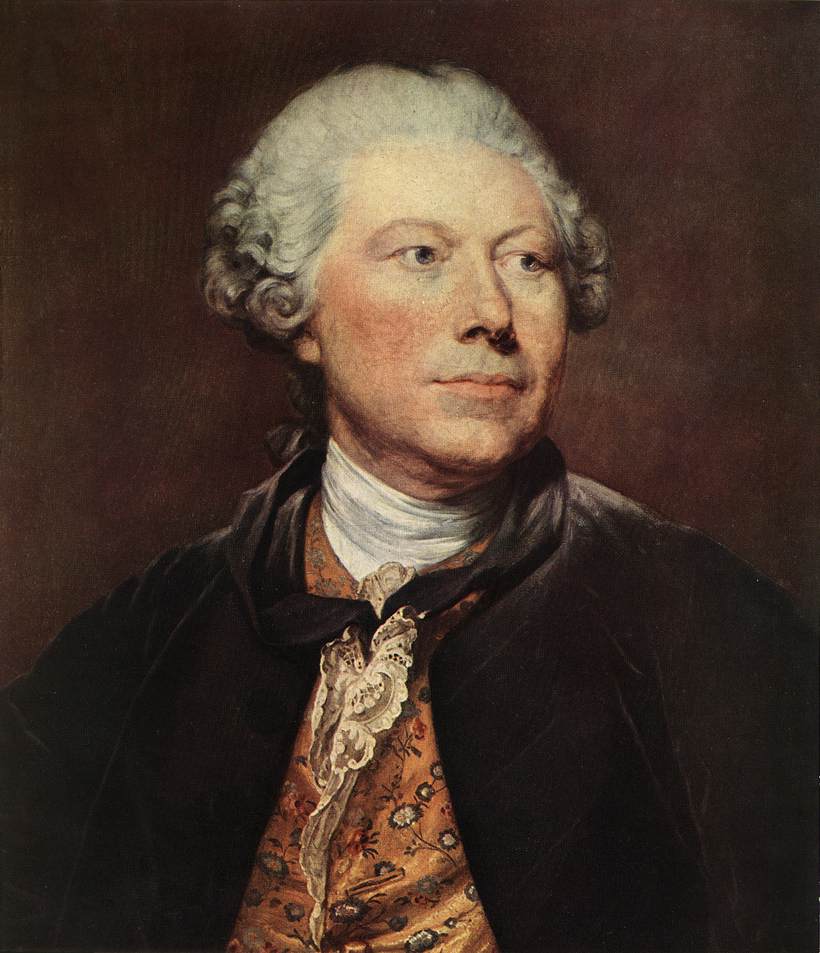 Portret grawera Jean-Georges Wille - Jean-Baptiste Greuze