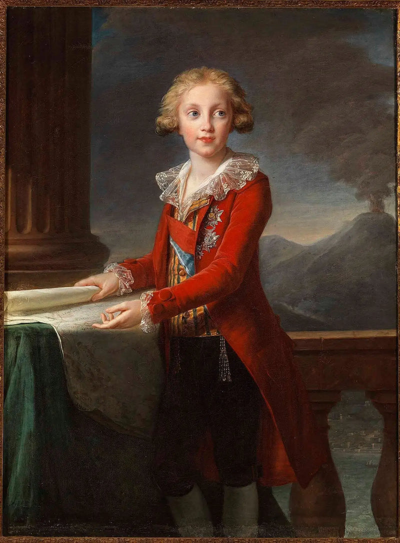 Portret młodego Francesco de Bourbon-Sicile - Élisabeth Vigée Le Brun