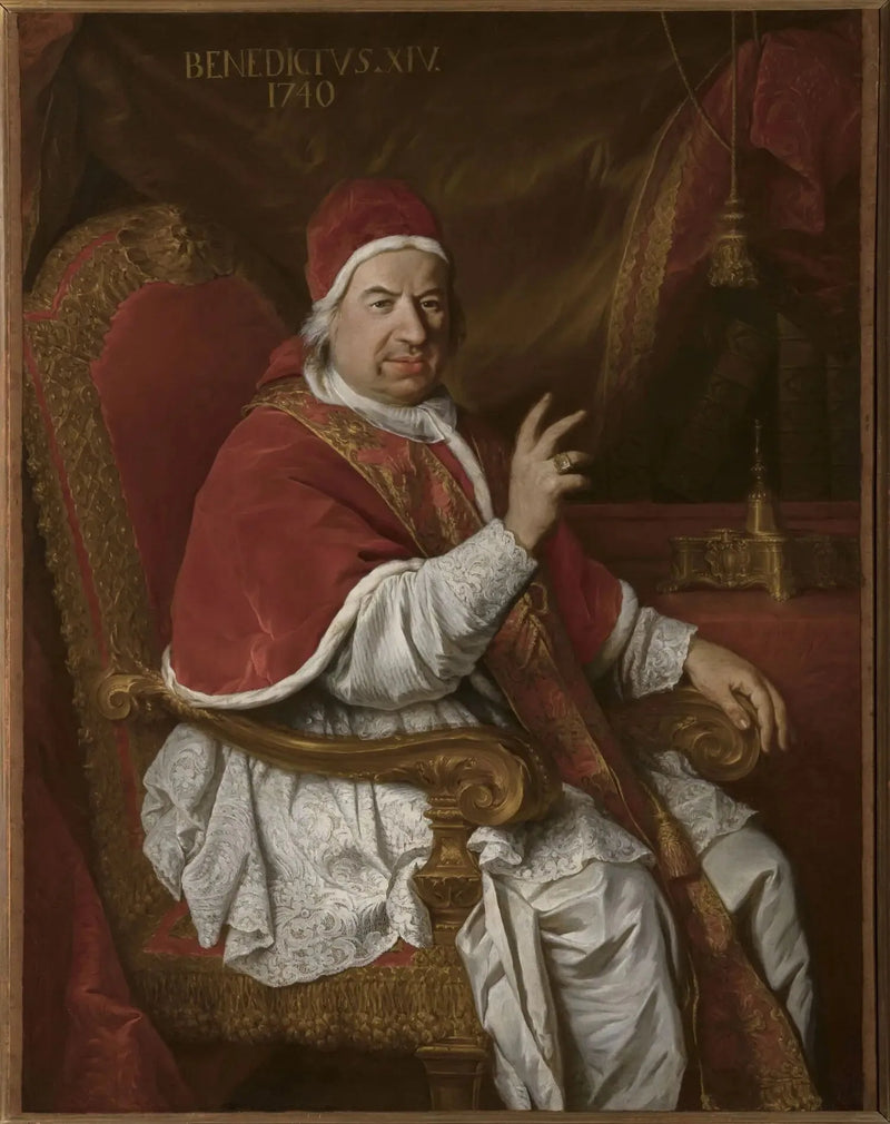 Portret papieża Benedykta XIV - Pierre Subleyras