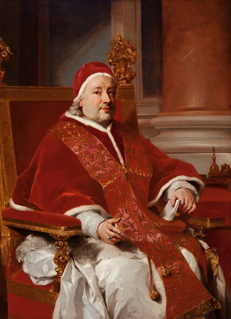 Portret papieża Klemensa XIII - Anton Raphael Mengs