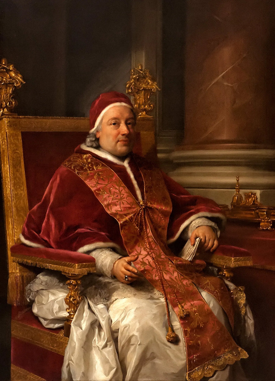 Portret papieża Klemensa XIII Rezzonico - Anton Raphael Mengs