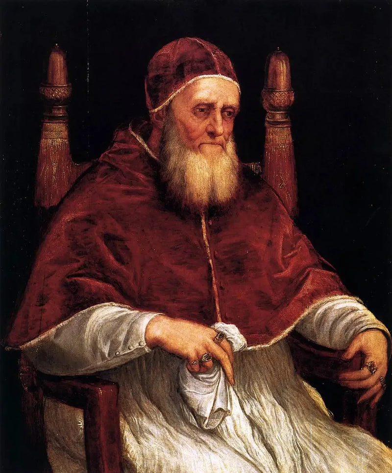 Portret papieża Juliusza II - Titian