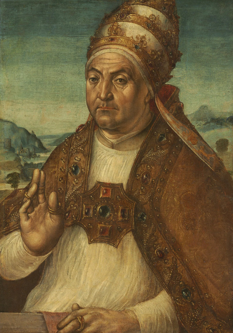 Portret papieża Sykstusa IV della Rovere - Pedro Berruguete