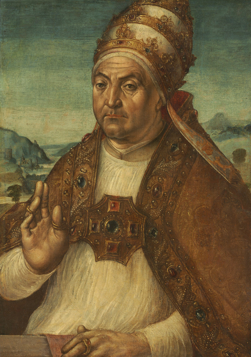 Portret papieża Sykstusa IV della Rovere - Pedro Berruguete
