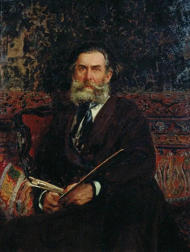 Portret malarza Aleksieja Petrowicza Bogoliubowa - Ilya Repin