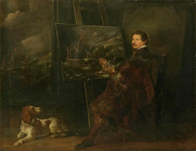Portret malarza Andriesa van Eertvelta - Antoine van Dyck
