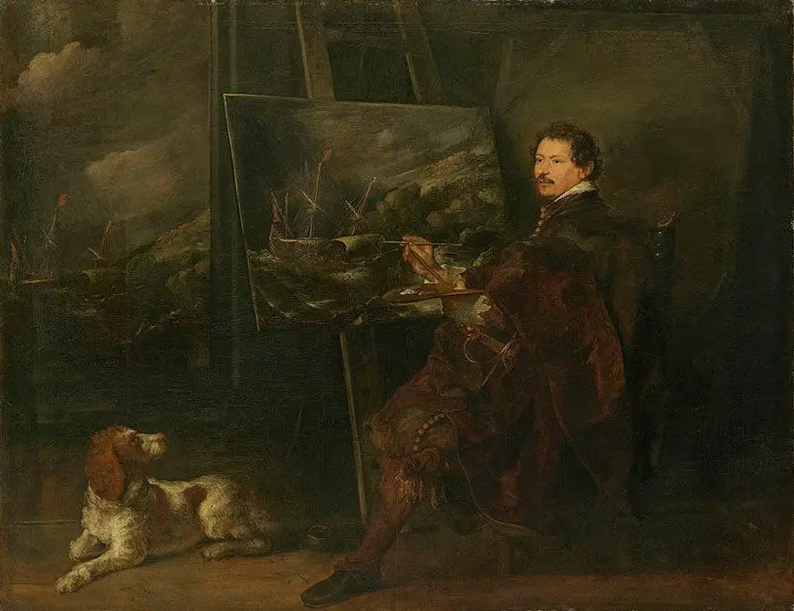 Portret malarza Andriesa van Eertvelta - Antoine van Dyck