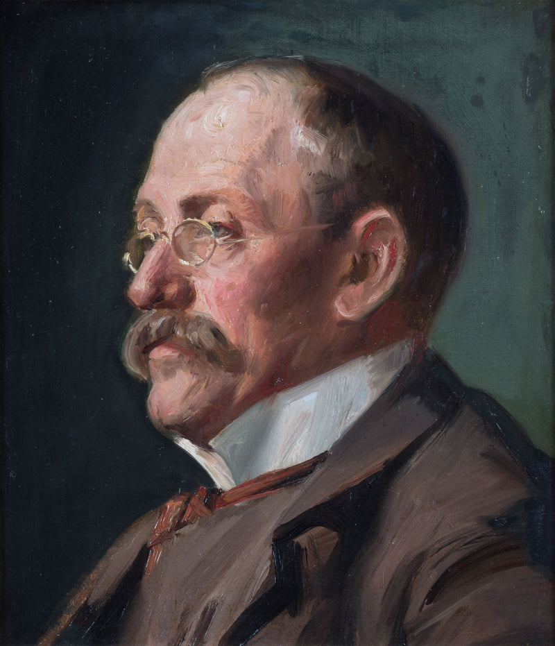 Portret malarza Eilifa Peterssena - Michael Peter Ancher
