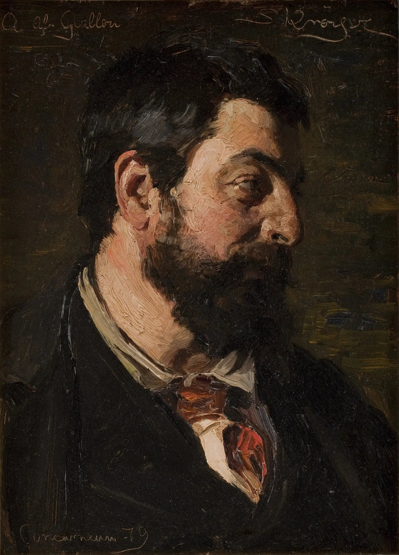 Portret francuskiego malarza Alfred Guillou - Peder Severin Krøyer