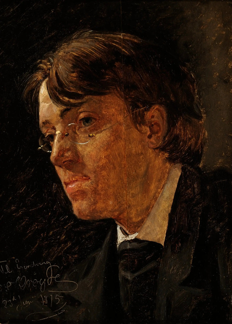 Portret norweskiego malarza Eilifa Peterssena. - Peder Severin Krøyer