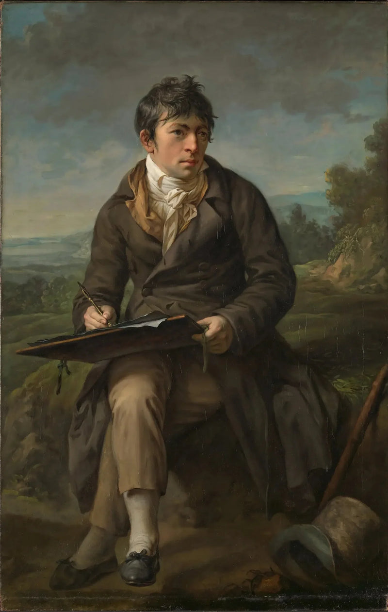 Portret malarza pejzażysty Carla Antona Graffa - Anton Graff