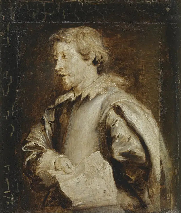 Portret malarza pejzażysty Lucasa van Udena - Antoine van Dyck
