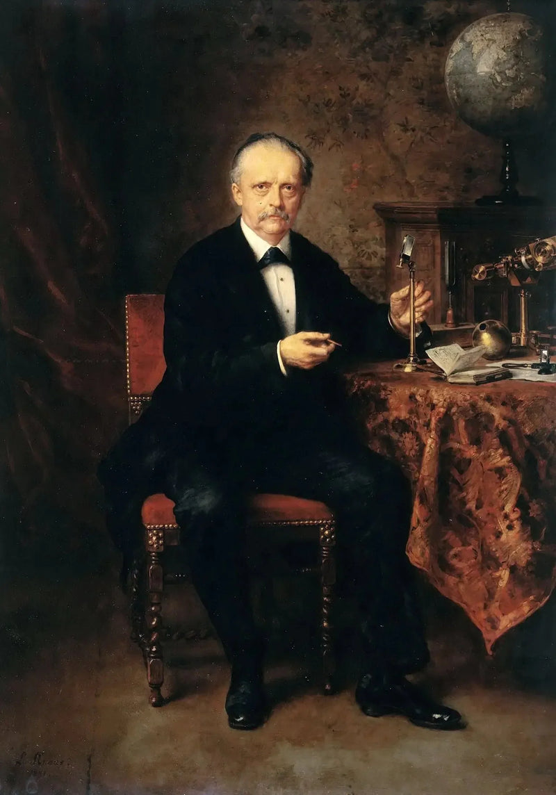 Portret fizyka Hermanna von Helmholtza - Ludwig Knaus