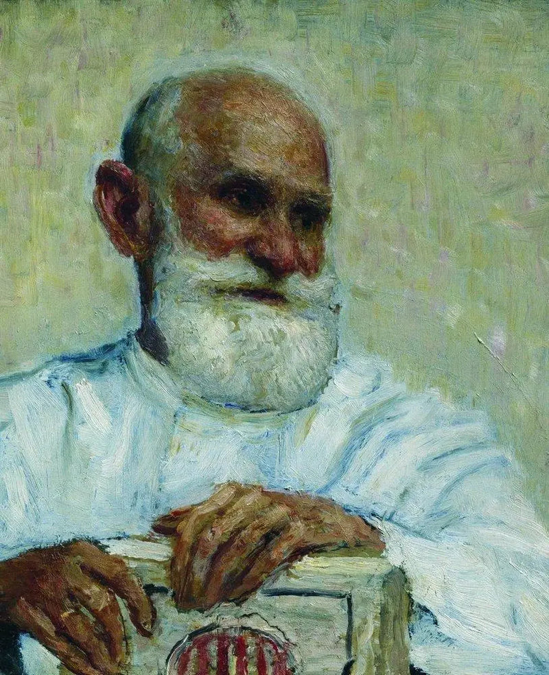 Portret fizjologa Iwana Pietrowicza Pawłowa - Ilya Repin