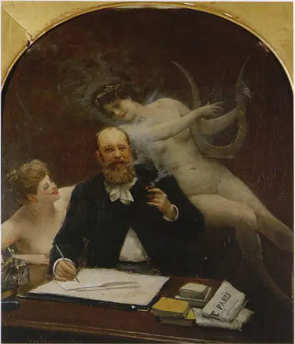 Portret poety Armanda Silvestre - Jean Béraud