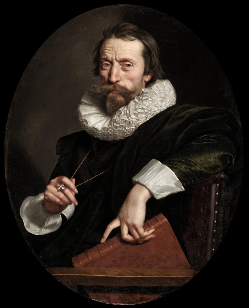Portret włoskiego poety Giambattista Marino - Frans Pourbus Młodszy