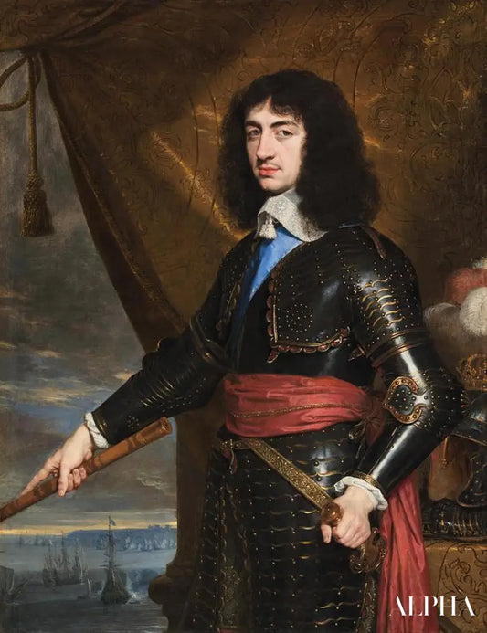 Portrait du roi Charles II d'Angleterre - Philippe de Champaigne - Reproductions de tableaux et peintures haut de gamme